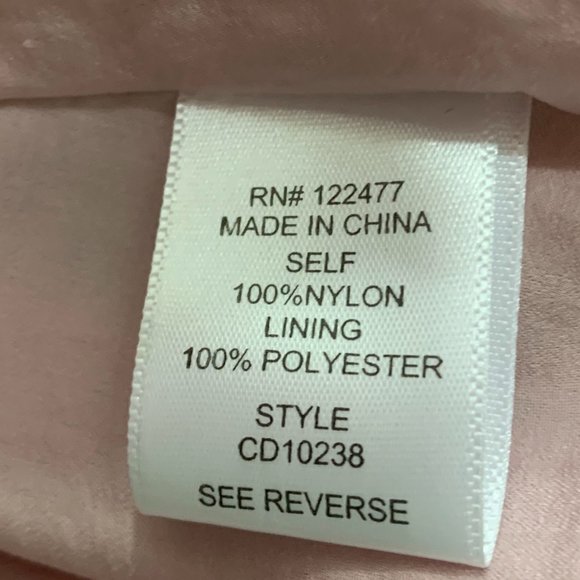 NSR Light Pink w Pink/Silver'ish Sequins Strappy Back Loose Fit High Low Dress - Picture 3 of 9